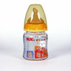 NUK BIBERON CRISTAL BOCA ANCHA TETINA LATEX 120