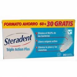 STERADENT EFERVESCENTE 60+30 TABLETAS