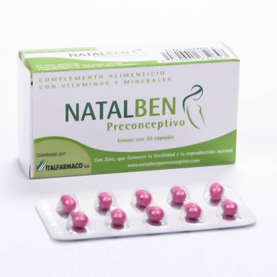 Natalben Preconceptivo 30 Capsulas