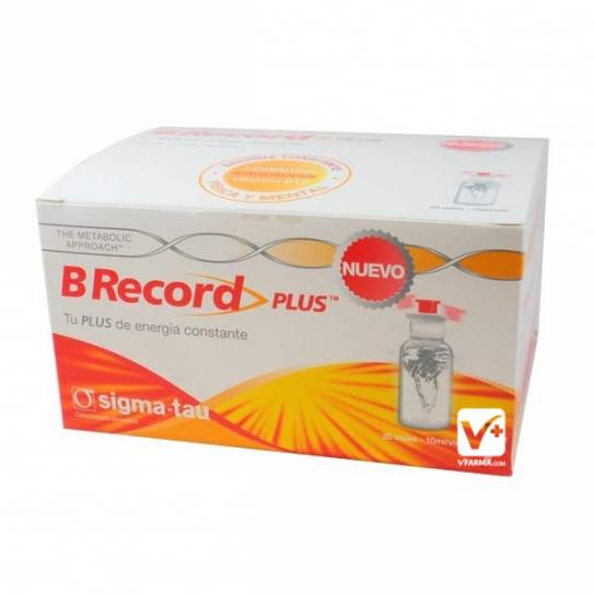 BE RECORD PLUS 10 AMPOLLAS 10 ML 2 UDS