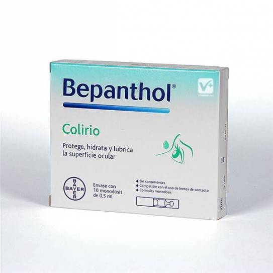 BEPANTHOL COLIRIO ESTERIL MONODOSIS 0.5 ML10 MON