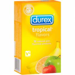 DUREX TROPICAL PLEASURE FRUITS 12 UDS