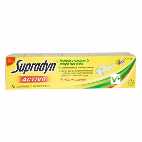 SUPRADYN ACTIVO EFERVESCENTE 15 COMPRIMIDOS