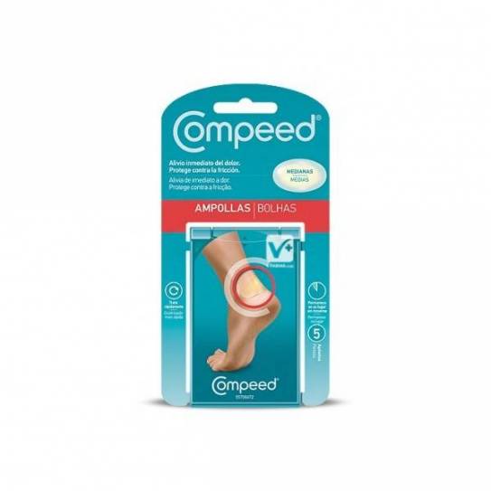 COMPEED APOSITO AMPOLLAS MEDIANO 5 UDS