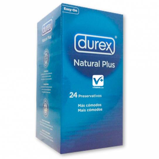 DUREX NATURAL PLUS EASY ON 24 UDS