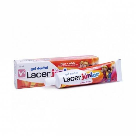 LACER JUNIOR GEL DENTAL 75ML FRESA