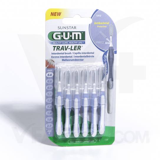 GUM CEPILLO INTERDENTAL TRAVLER 0.6MM 1312