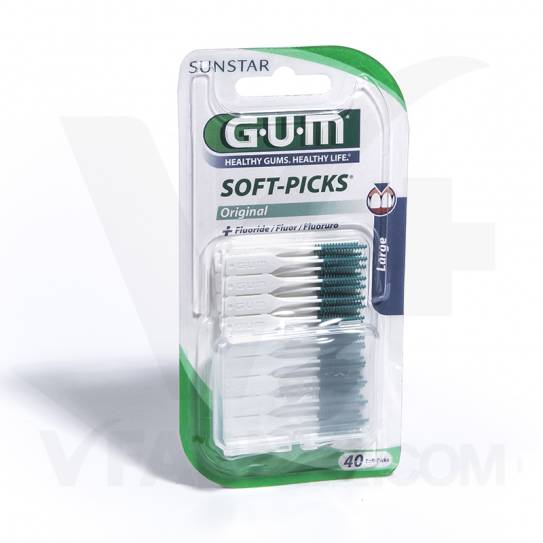 GUM SOFT PICKS ORIGINAL LARGO 40 U