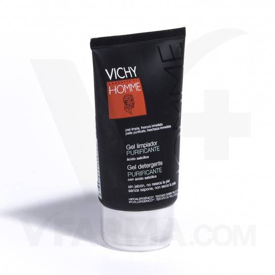 VICHY HOMME GEL LIMPIADOR ROSTRO 125ML
