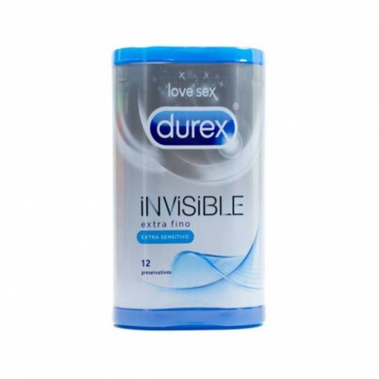 DUREX INVISIBLE EXTRA FINO EXTRA SENSIT 12 PRESE