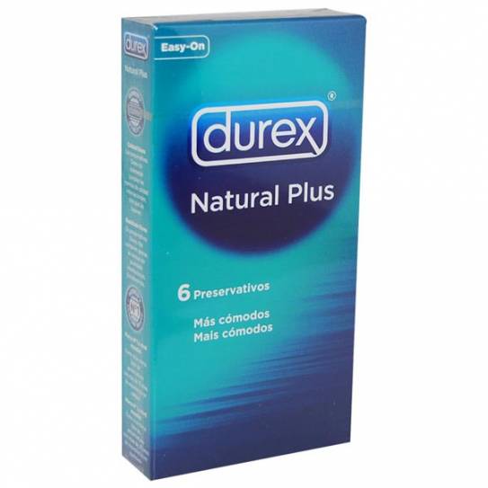 Preservativos Durex Natural Plus 6 uds