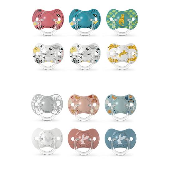 SUAVINEX CHUPE SILICONA FISIOL XS PRO 6-18M 2 UN