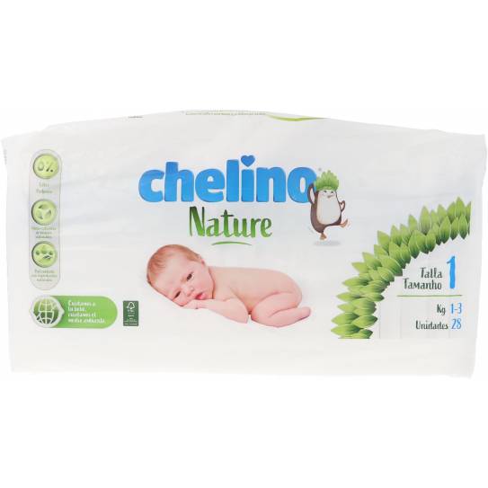 CHELINO PAÑAL INFANTIL NATURE T -1 28U
