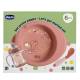 CHICCO SET DE COMIDA ROSA 6M+