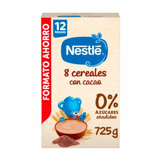 NESTLE 8 CEREALES CON CACAO 725G