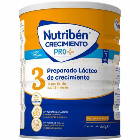 NUTRIBEN 3 LECHE CRECIMIENTO 800 GR