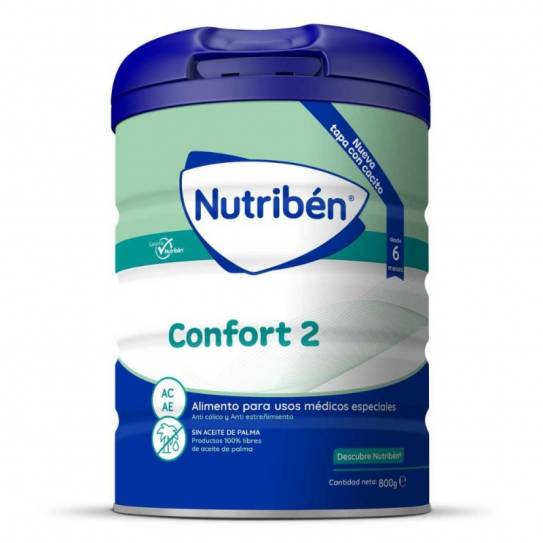 NUTRIBEN CONFORT 2 1 ENVASE 800 G