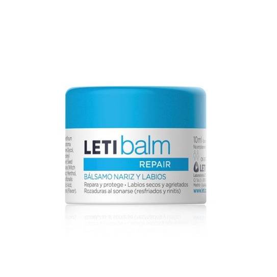 Letibalm bálsamo reparador nariz y labios Tarro
