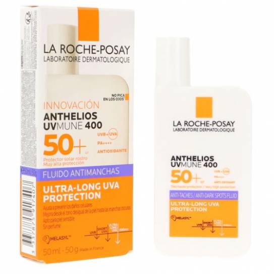 L.R.P. UV MUNE 400 FLUIDO ANTIMANCH SPF 50+ 50ML