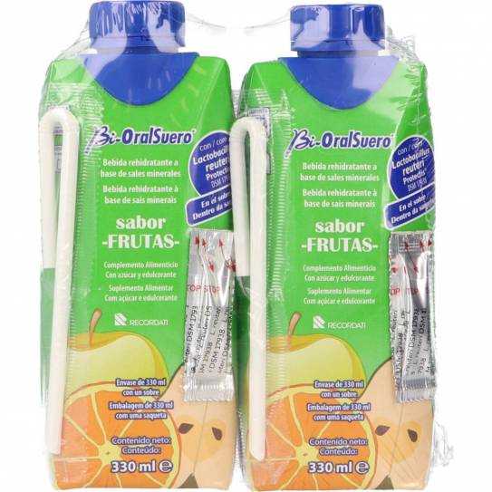 BIORALSUERO SABOR FRUTAS 2X330 ML