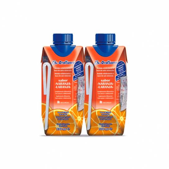 BIORALSUERO NARANJA 2X330ML